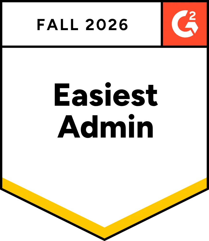 G2 Easiest Admin Fall 2026